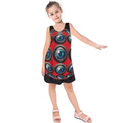 Camera Monitoring Security Kids  Sleeveless Dress by Nexatart