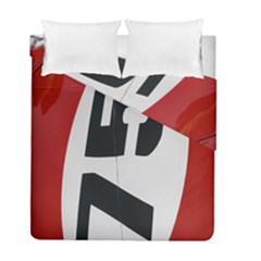 Car Auto Speed Vehicle Automobile Duvet Cover Double Side (full/ Double Size) by Nexatart