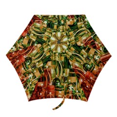 Candles Christmas Market Colors Mini Folding Umbrellas by Nexatart