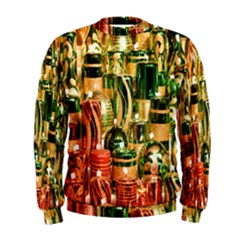 Candles Christmas Market Colors Men s Sweatshirt by Nexatart