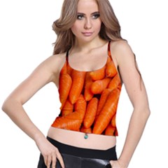 Carrots Vegetables Market Spaghetti Strap Bra Top by Nexatart