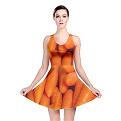 Carrots Vegetables Market Reversible Skater Dress by Nexatart