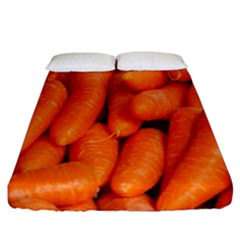 Carrots Vegetables Market Fitted Sheet (california King Size) by Nexatart