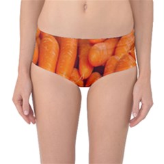 Carrots Vegetables Market Mid-waist Bikini Bottoms by Nexatart