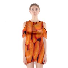 Carrots Vegetables Market Shoulder Cutout One Piece