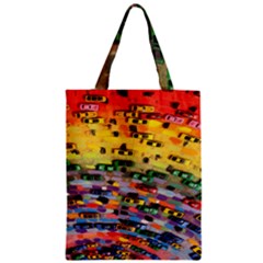 Car Painting Modern Art Zipper Classic Tote Bag by Nexatart