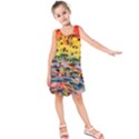 Car Painting Modern Art Kids  Sleeveless Dress View1