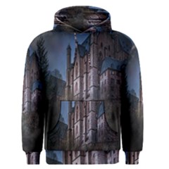 Castle Mystical Mood Moonlight Men s Pullover Hoodie by Nexatart