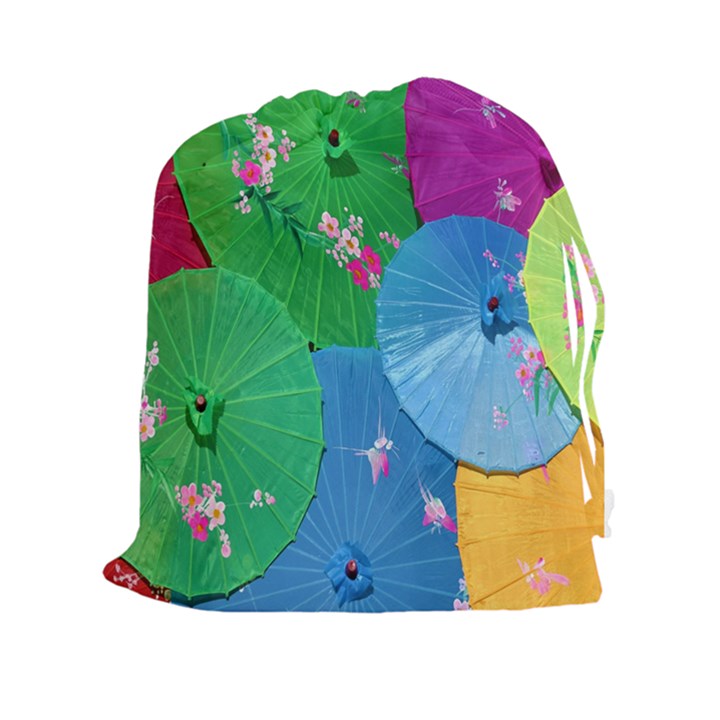 Chinese Umbrellas Screens Colorful Drawstring Pouches (XXL)