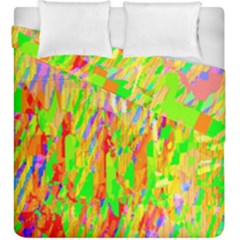 Cheerful Phantasmagoric Pattern Duvet Cover Double Side (king Size) by Nexatart