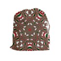 Christmas Kaleidoscope Drawstring Pouches (Extra Large) View1