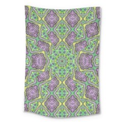 Modern Ornate Geometric Pattern Large Tapestry by dflcprints