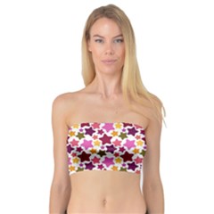 Christmas Star Pattern Bandeau Top by Nexatart