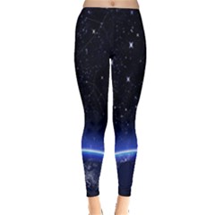 Christmas Xmas Night Pattern Leggings  by Nexatart