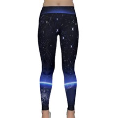 Christmas Xmas Night Pattern Classic Yoga Leggings by Nexatart