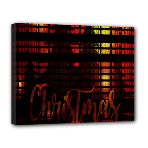 Christmas Advent Gloss Sparkle Canvas 14  X 11  by Nexatart