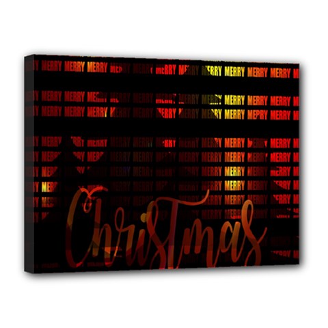 Christmas Advent Gloss Sparkle Canvas 16  X 12  by Nexatart