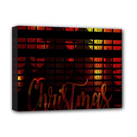 Christmas Advent Gloss Sparkle Deluxe Canvas 16  X 12   by Nexatart