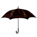 Christmas Advent Gloss Sparkle Hook Handle Umbrellas (Medium) View3