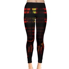 Christmas Advent Gloss Sparkle Leggings  by Nexatart