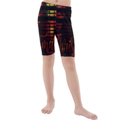 Christmas Advent Gloss Sparkle Kids  Mid Length Swim Shorts by Nexatart