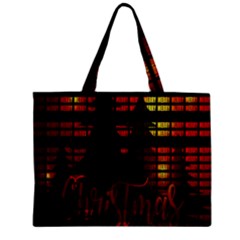 Christmas Advent Gloss Sparkle Zipper Mini Tote Bag by Nexatart