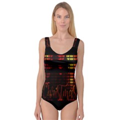 Christmas Advent Gloss Sparkle Princess Tank Leotard  by Nexatart