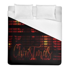 Christmas Advent Gloss Sparkle Duvet Cover (full/ Double Size) by Nexatart