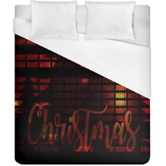 Christmas Advent Gloss Sparkle Duvet Cover (california King Size) by Nexatart