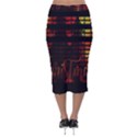 Christmas Advent Gloss Sparkle Velvet Midi Pencil Skirt View2