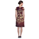 Christmas Bauble Short Sleeve Front Wrap Dress View2