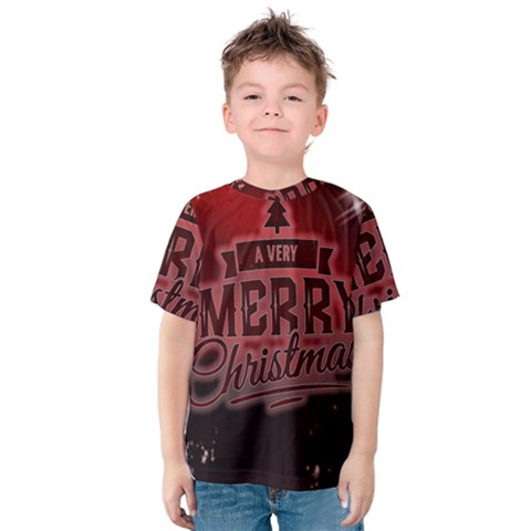 Christmas Contemplative Kids  Cotton Tee by Nexatart