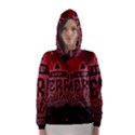 Christmas Contemplative Hooded Wind Breaker (Women) View1