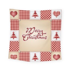 Christmas Xmas Patterns Pattern Square Tapestry (small)