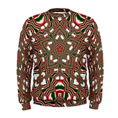 Christmas Kaleidoscope Men s Sweatshirt by Nexatart