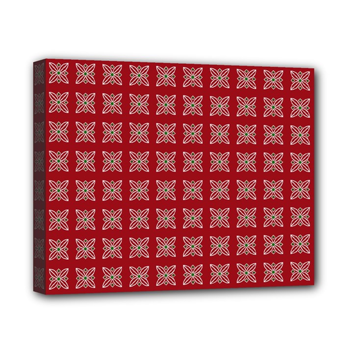 Christmas Paper Pattern Canvas 10  x 8 