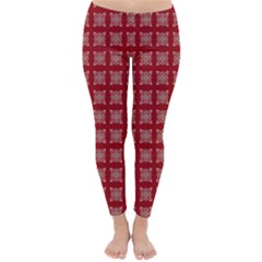 Christmas Paper Pattern Classic Winter Leggings by Nexatart