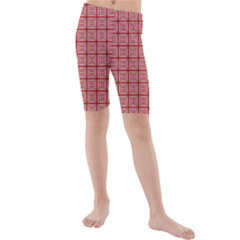 Christmas Paper Wrapping Pattern Kids  Mid Length Swim Shorts by Nexatart