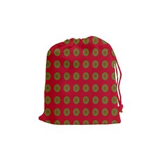 Christmas Paper Wrapping Paper Drawstring Pouches (medium) 