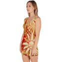 Christmas Straw Xmas Gold Sleeveless Bodycon Dress View2