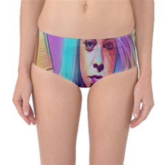 Drag On Go Mid-waist Bikini Bottoms by MRTACPANS