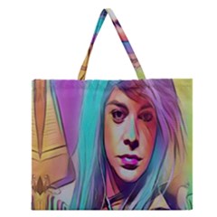 Drag On Go Zipper Large Tote Bag by MRTACPANS