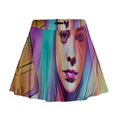 Drag On Go Mini Flare Skirt