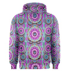 Magic Flowers From  The Paradise Of Lotus Men s Pullover Hoodie