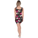 My Every Moment Spent With You Is Diamond To Me / Diamonds Hearts Lips Pattern (black) Sleeveless Bodycon Dress View4