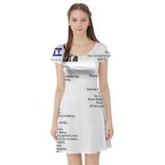 Kennedy Poem Short Sleeve Skater Dress