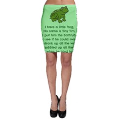 Little Frog Poem Bodycon Skirt by athenastemple