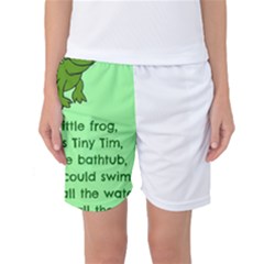 Little Frog Poem Women s Basketball Shorts by athenastemple