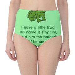 Little Frog Poem High-waist Bikini Bottoms by athenastemple