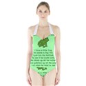 Little Frog Poem Halter Swimsuit View1